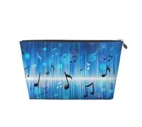 Notes de Musique avec clé, Trousse de Toilette Trousse de Maquillage Sac à cosmétiques Trousse de Toilette de Voyage Portable