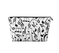 Notes de Musique avec clé, Trousse de Toilette Trousse de Maquillage Sac à cosmétiques Trousse de Toilette de Voyage Portable