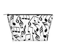 Notes de Musique avec clé, Trousse de Toilette Trousse de Maquillage Sac à cosmétiques Trousse de Toilette de Voyage Portable