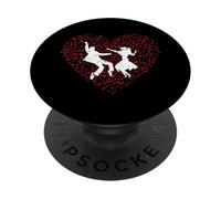 Notes de musique Coeur Danse Couple PopSockets PopGrip Adhésif