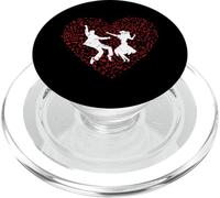 Notes de musique Coeur Danse Couple PopSockets PopGrip pour MagSafe