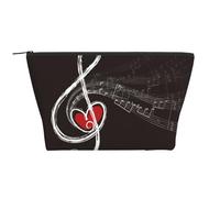 Notes de Musique d'amour, Trousse de Toilette Trousse de Maquillage Sac à cosmétiques Trousse de Toilette de Voyage Portable