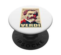 Notes de Musique de Giuseppe Verdi PopSockets PopGrip Adhésif