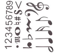 Notes de Musique Magnétiques Double Face Réutilisables pour Tableau Blanc | Noir, Caoutchouc Synthétique Poudre Magnétique, Repositionnables, pour Parents, Tuteurs Privés et Cours