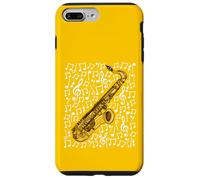 Notes de Musique pour Saxophone Saxophoniste Musicien Jazz Coque pour iPhone 7 Plus/8 Plus