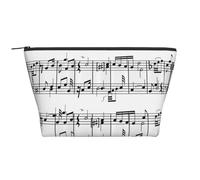 Notes de Musique sur la Clef, Trousse de Toilette Trousse de Maquillage Sac à cosmétiques Trousse de Toilette de Voyage Portable