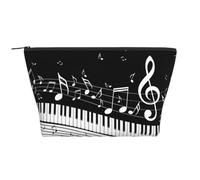 Notes de Musique Volantes Touches de Piano Musical, Trousse de Toilette Trousse de Maquillage Sac à cosmétiques Trousse de Toilette de Voyage Portable