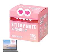 Notes de panneau | Remarques auto-adhésives | Blocs mémo colorés | Papier 7,5x7cm, 105 feuilles par rôle, pratique pour le bureau à la maison et pour l'organisation