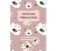 Notes de Prédications: Carnet de notes d'Église,