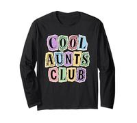 Notes de rançon de Cool Aunts Club Funny Auntie Leopard Pastel Manche Longue