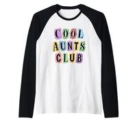 Notes de rançon de Cool Aunts Club Funny Auntie Leopard Pastel Manche Raglan