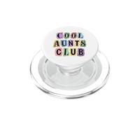 Notes de rançon de Cool Aunts Club Funny Auntie Leopard Pastel PopSockets PopGrip pour MagSafe