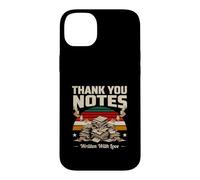 Notes de Remerciement écrites avec Amour Retro Sunset Coque pour iPhone 14 Plus