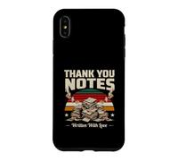 Notes de Remerciement écrites avec Amour Retro Sunset Coque pour iPhone XS Max
