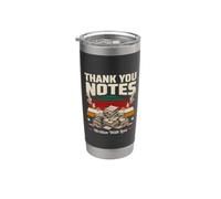 Notes de remerciement écrites avec amour Retro Sunset Gobelet isotherme en acier inoxydable double paroi