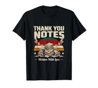 Notes de Remerciement écrites avec Amour Retro Sunset T-Shirt