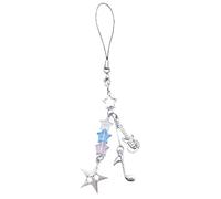Notes D'écouteurs Star Guitar Pendant Téléphone Charme Hanging Rope Phone Téléphone Chaîne Souffle Decoration Lanyards Couchette Accessoire Pendant Charme Décoration
