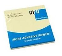 Notes d'information 75x75mm jaune 12 blocs de 100 feuilles Jaune G