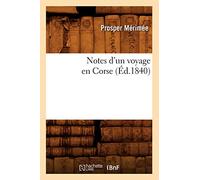 Notes d'un voyage en Corse (Éd.1840)