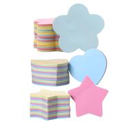 Notes En Bâton - Papier 7,6x7,6 Cm | Ensemble De Notes Autocollantes De Papier À Lettres Adhésif De 500 Feuilles Avec Une Forte Adhérence, Tampons Auto-adhésifs, Formes Colorées Pour La Tâche De Marqu