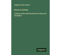 Notes et Articles: Comptes rendus hebdomadaires des séances de l'Académie