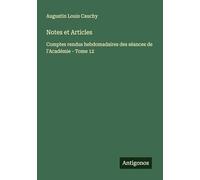 Notes et Articles: Comptes rendus hebdomadaires des séances de l'Académie - Tome 12