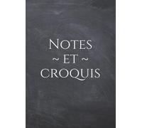 Notes et croquis: Cahier de note et dessin de 150 pages ligné et cadré au format 21/29,7.