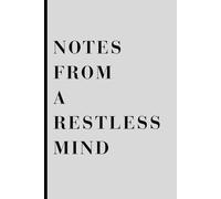 Notes From A Restless Mind: Ruled Paper For Lyrics & Music | Songwriting Journal Gift For Music Lovers | Songwriting Journal for Women, Men, Girls, Teens, Lyrics