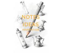 Notes Ideas Inspiration: Notebook for Writing Down Creative Thoughts