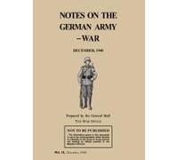 Notes On The German Army-War