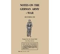 Notes On The German Army-War