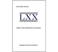 Notes On The Greek Text Of Leviticus