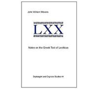 Notes On The Greek Text Of Leviticus