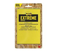 Notes Post-it Extreme 114 x 171 mm, 2 blocs (Jaune/Vert ou Orange/Vert)