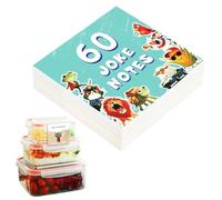 Notes Pour Le Casse-Croûte Scolaire,60 Feuilles Pour Message Personnalisé,Blagues Pour École Cartes Repas | Pour Filles Garçons Ados Maternelle Encouragement Quotidien Affirmation