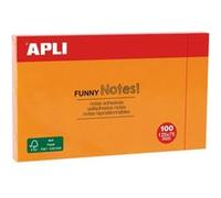 Notes repositionnables 125x75mm Orange Vif Apli G