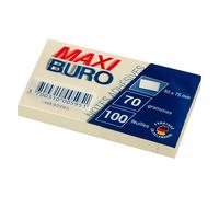 Notes repositionnables Jaunes 50 x 75 mm - Maxiburo