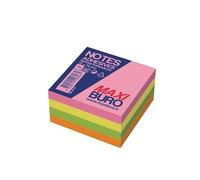 Notes repositionnables néon 75x75 mm - Maxiburo