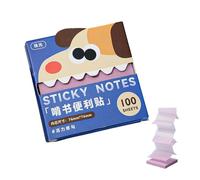 Notes Repositionnables Transparentes 100 Feuilles Extractibles Mémos