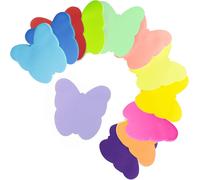 Notes Super Adhésives En Forme De Papillon - 600 Feuilles, 12 Couleurs, 70 X 70 Mm Pour Bureau, Maison, École Et Réfrigérateur