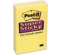 Post-it Notes repositionnables 660-S 102 x 152 mm 75 feuilles jaune jonquille