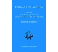 Notes sur de nouveaux divertissements comiques
