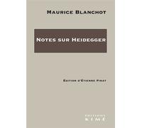 Notes Sur Heidegger