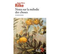 Notes Sur La Mélodie Des Choses Et Autres Textes