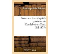 Notes sur les antiquités gauloises de Caudebec-en-Caux - Ernest-Hyacinthe Guéroult - Hachette Bnf - broché - Livre