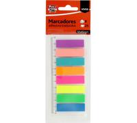 NotesLot De 200 Marqueurs Adhésifs Multicolores Avec Règle 12 CmPet TranslucideTaille 12x45 MmVous Pouvez Écrire Avec Un Crayon Et Un StyloRésistants À L'eauParfait Matériel