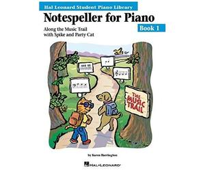Notespeller For Piano - Book 1 Hal Leonard Student Piano Library Beginner Piano Method Treble And Bass Staff Note Reading Activities