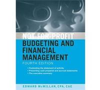NotforProfit Budgeting and Financial Management by Edward J. United States Chamber of Commerce McMillan Paperback Book Edward J. McMillan (Auteur)