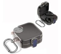 Nothing Buds Pro 2 Coque de Protection TPU Transparent avec Mousqueton pour CMF Buds - Couleur Bonbon, Protection Complète (Gris)