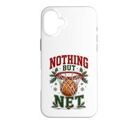 Nothing But Net Basketball Christmas Coque pour iPhone 16 Plus